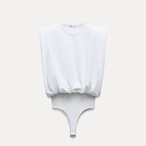 BNWT ZARA Women’s White Bodysuit